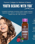 Liquid Youth™ Premium Collagen Elixir Shot - Very Berry