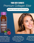 Liquid Youth™ Premium Collagen Elixir Shot - Very Berry