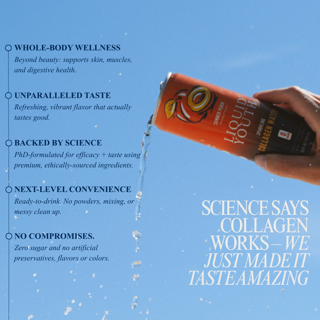 Sparkling Collagen Water - 12 Cans, Passion Bliss