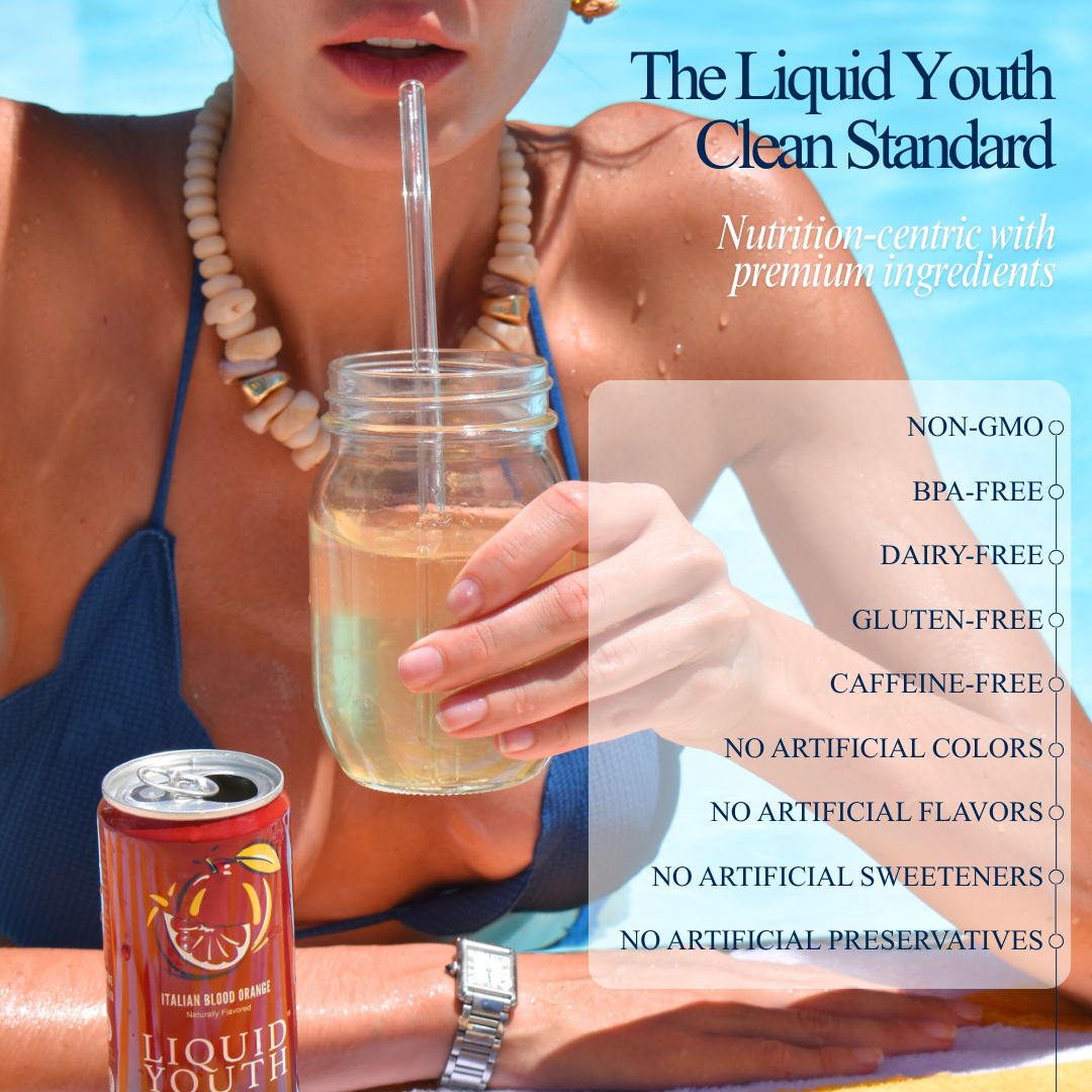 Sparkling Collagen Water - 12 Cans, Summer Peach